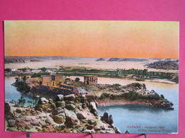 Visuel Très Peu Courant - Egypte - Assouan - Vue Générale De L'Ile De Philae - R/verso - Aswan