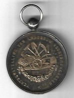 *willebroeck Jaarmarkt 1873  Zilver Medaille - Jetons De Communes