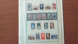 Lots TH 953 FRANCE Neufs Xx  Timbres De L'année 1950 Dont Serie Hoche Cote 117 € - Sammlungen (im Alben)