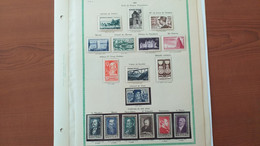 Lots TH 955 FRANCE Neufs Xx  Timbres De L'année 1952 Dont Serie Thiers Cote 96 € - Sammlungen (im Alben)