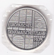 5 Mark 1975 F Stuttgart, Protection Des Monuments Historiques‎, ,en Argent, KM# 142, UNC , Neuve - 5 Mark