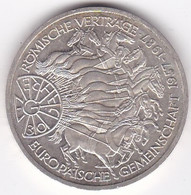 10 Mark 1987 G Karlsruhe, Traité De Rome, En Argent, KM# 167 - Sonstige & Ohne Zuordnung