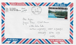 3704   Carta Aérea  Canadá 2002, - Brieven En Documenten