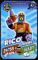 Brawl Stars RICO #1404 Trading Cards Of Video Game (Supercell) - Turkish Edition - Other & Unclassified