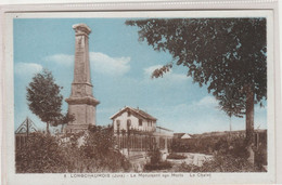 LONGCHAUMOIS   39 JURA  CPSM    LE MONUMENT AUX MORTS LE CHALET - Sonstige & Ohne Zuordnung