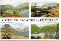 SCENES FROM THE LAKE DISTRICT, CUMBRIA, ENGLAND. USED POSTCARD   Fw4 - Windermere