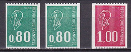 FR7555- FRANCE – 1976 – MARIANNE DE BEQUET - Y&T # 1894(x2)-1895 MNH - Neufs