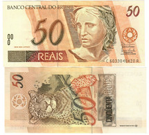 Brazil 50 Reais 1994 (2003) AUNC - Brunei