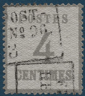 FRANCE Alsace Lorraine Occupation N°3 Oblit Allemande Rectangulaire " K PF Feldpost RELAIS N°96 " Signé Calves - Used Stamps