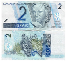 Brazil 2 Reais 2001 EF/aUNC - Brunei