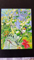 Polynesia 2013 Polynesie Birds Aves Oiseaux Lezard Reptile Fruit Lemon Ms3v Mnh - Neufs