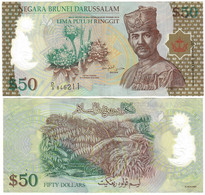 Brunei 50 Ringgit 2004 F/VF - Brunei