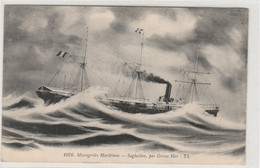 THEME BATEAUX  CPA  MESSAGERIES MARITIMES SAGBALIEN - Cargos