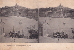 Vue Stéréoscopique  MARSEILLE Vue Générale - Cartes Stéréoscopiques