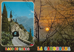 CARTOLINA  LAGO DI GARDA,GARDESANA,STORIA,MEMORIA,RELIGIONE,CULTURA,IMPERO ROMANO,BELLA ITALIA,NON VIAGGIATA - Livorno