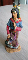 Figurine Indienne - Résine - Hauteur 15 Cm - Figurini & Soldatini