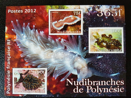 Polynesia 2012 Polynesie Marine Fauna Nudibranchs Glossodoris Elysia Cyerce Ms3v Mnh - Nuevos