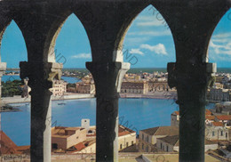 CARTOLINA  TRANI,BARLETTA,PUGLIA,PANORAMA VISTA DAL DUOMO,VACANZA,MARE,LUNGOMARE,ESTATE,BELLA ITALIA,VIAGGIATA 1972 - Barletta