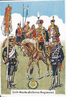 AK Leib-Garde-Husaren-Regiment - Künstlerkarte Paul Pietsch (61191) - Uniformi