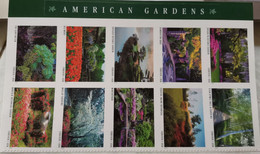 USA 10 American Gardens STAMPS MNH - Unused Stamps