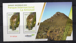 COSTA RICA MNH New Sheet 2022 National Park La Amistad Jaguar Panthera Onca - Autres & Non Classés