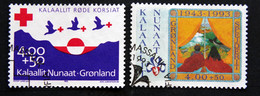 Greenland 1993 70 Years Of The Red Cross And 50 Years Of The Scout Movement In Greenland. Minr.236-37 ( Lot H 544 ) - Gebruikt