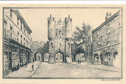 CPA (Illustration)-23474-Royaume Uni Angleterre -York -Micklegate Bar-Envoi Gratuit - York