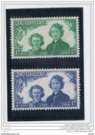 NEW  ZEALAND: 1944  PRO  CILDREN  -  KOMPLET  SET  2  UNUSED  STAMPS  -  YV/TELL. 267/68 - Nuovi