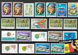 SELECTION STAMPS UNITED NATIONS 1974 - Collections, Lots & Séries