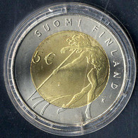 2005, Sportsonderprägung 5 € Bimetall In Plastikbehälter - Finnland