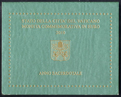 2010, Vatikan 2 Euro Gedenkmünze, Vaticano 2 Euro Commemorativa - Vatikan