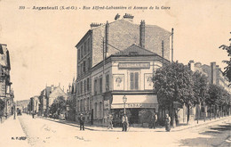 95-ARGENTEUIL- RUE ALFRED-LABUSSIERE ET AVENUE DE LA GARE - Argenteuil