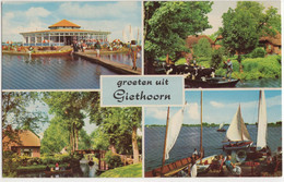 Groeten Uit  Giethoorn - (Nederland) - Smit's Paviljoen - 1962 - Giethoorn