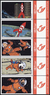 DUOSTAMP/ MYSTAMP**(Carnet) - Tintin, On A Marché Sur La Lune/Kuifje, Mannen Op De Maan - (Hergé) - Philabédés (comics)