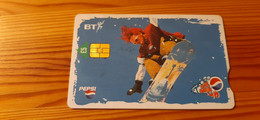 Phonecard United Kingdom - Pepsi, Snowboard - BT Allgemeine