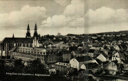 PRÜM/Eifel Mit Basilika U. Regineschule - Prüm