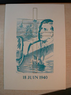 France - 1990 - Encart Cérès Numéroté - 18 Juin 1940 - Appel à La Résitance - Charles De Gaulle - Tp N° 2656 - Cartas