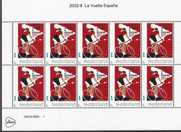 Nederland  2022-8 WIELRENNEN CYCLING  La Vuelta  España  Vel-sheetlet   Postfris/mnh/neuf - Unused Stamps