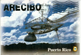 Arecibo Ionosphere Observatory (PUERTO-RICO),  Postcard PUERTO-RICO , Sent To Andorra - Astronomie