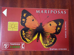 FOLDER Para 4 TARJETAS TELEFONICAS De La "SERIE EUROPA-MARIPOSAS" (SIN TARJETAS) - Mariposas