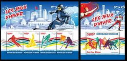 Niger  2022 Winter Games. Beijing.  (160) OFFICIAL ISSUE - Hiver 2022 : Pékin