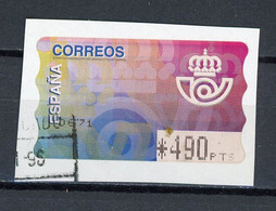 ESPAGNE : TIMBRE DE DISTRIBUTEUR - N° Yvert 11 Obli. SUR FRAGMENT - Timbres De Distributeurs [ATM]