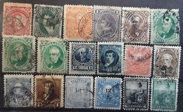 ARGENTINA ARGENTINE,  Lot De 18 Timbres,  Période Ancienne,  Obliteres Avec Nuances BTB - Oblitérés