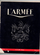 L'Armée N°5 Le 4e Centenaire Du Régiment D'infanterie - L'Opération "Auvergne" Indochine 1954 - La Vie De L'armée...1960 - Français