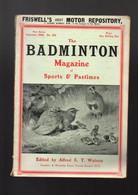 (sports) ( An Anglais)  THE BADMINGTON MAGAZINE Of Sports And Pastimes  N°148  SEPT 1905   (M4368) - 1900-1949