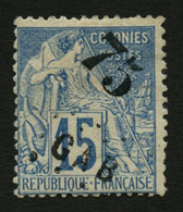 GABON : 75 S/ 15c (n°5) Neuf *. RARE. Tirage 300. Cote 2100€. Signé BRUN + ROUMET. TTB. - Autres & Non Classés