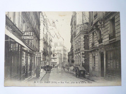 2022 - 3591  PARIS  16 ème  :  Rue VITAL  Prise De La Rue De PASSY   1909   XXX - Arrondissement: 16