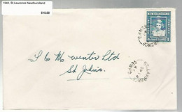 36223 ) Canada Newfoundland Cover Postal History - 1908-1947