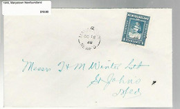 36227 ) Canada Newfoundland Cover Postal History - 1908-1947