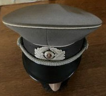 CASQUETTE  ALLEMAGNE DE L'EST " DDR " Taille 56 Bandeau Gris Foncé - Casques & Coiffures